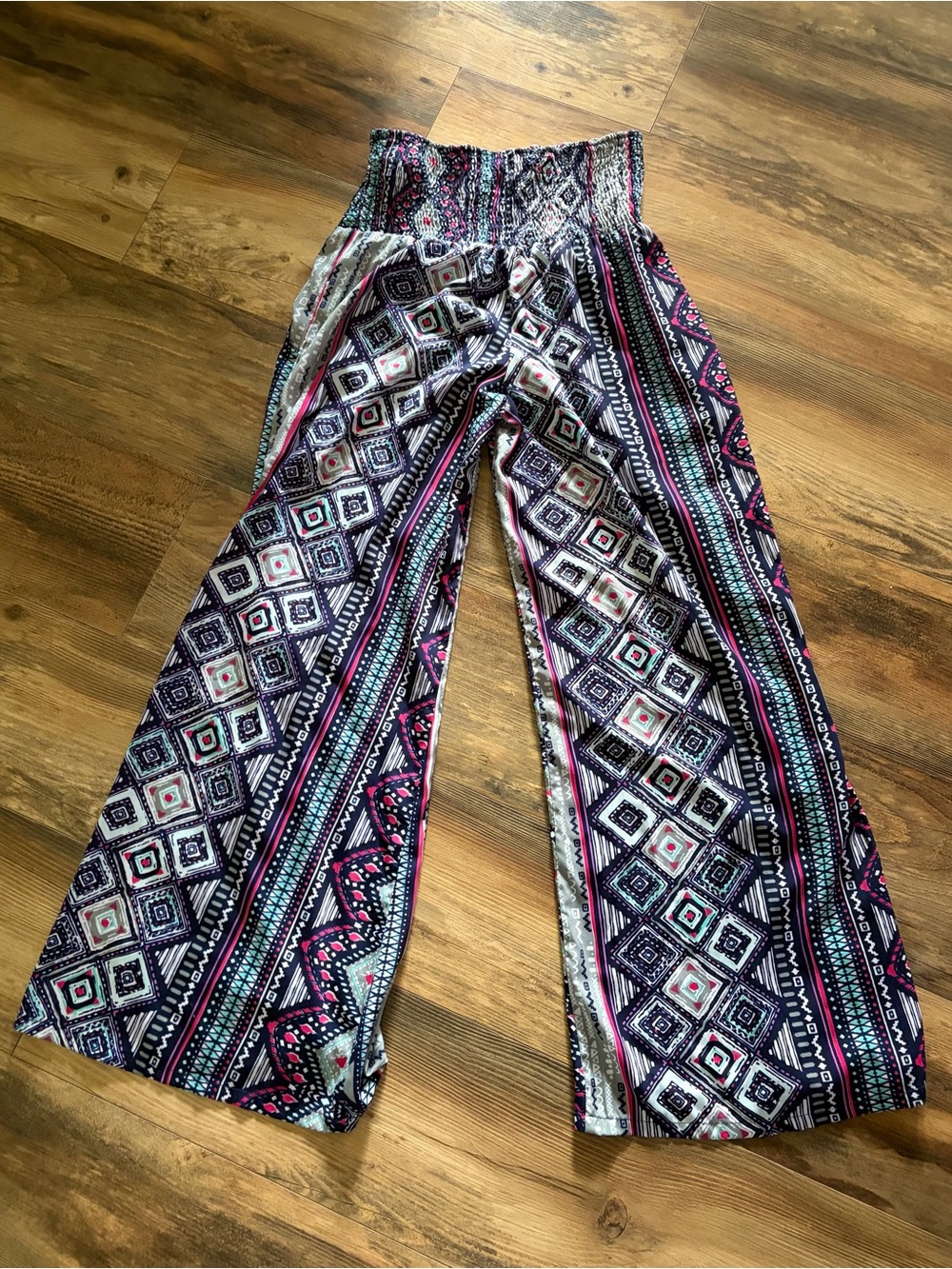 EARTHBOUND Multicolor Geometric Boot Cut Pants